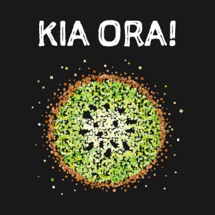 Kia Ora Kiwi New Zealand Fruit Fruit Costum T-Shirt