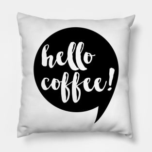 Hello Coffee Pillow