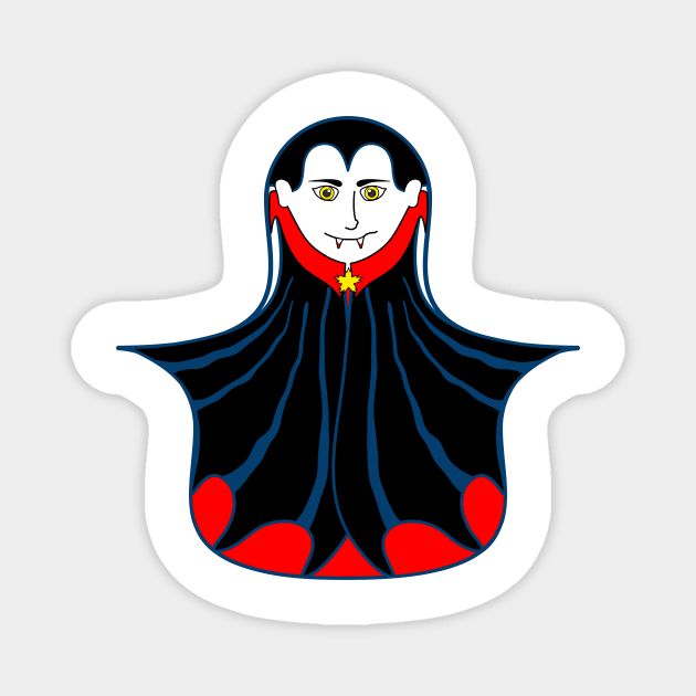 vampire repeat pattern Magnet by B0red