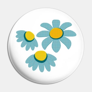 Delicate Blue Blossoms Pin