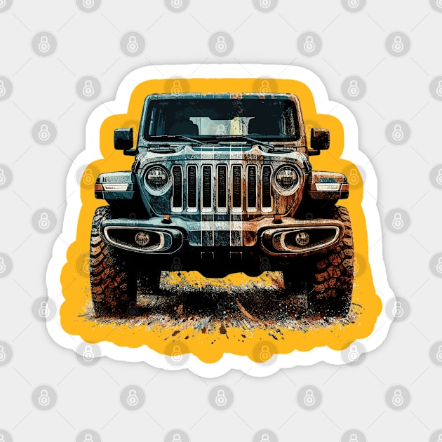 Jeep Gladiator Magnet by Vehicles-Art