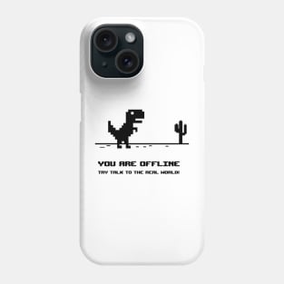 You are offline Campaign - Black Phone Case