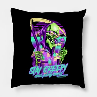 stay creepy Pillow