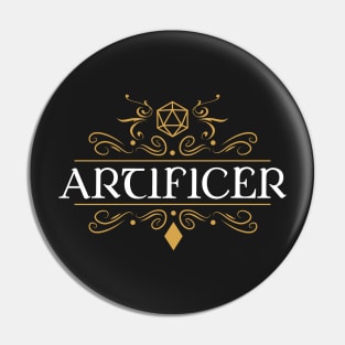 Artificer Dungeons Crawler and Dragons Slayer Pin