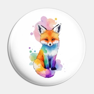 Fox - Colorful Animals Pin