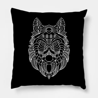 Nature Wolf Pillow