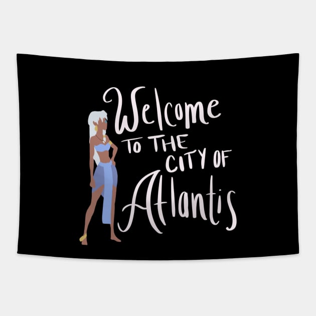 Atlantis the lost empire Tapestry by Courtneychurmsdesigns