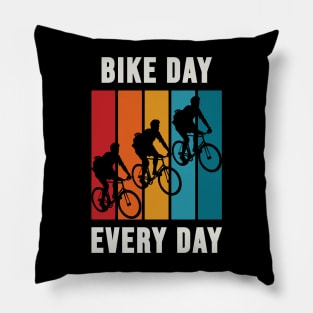 Bike Day Everyday Pillow