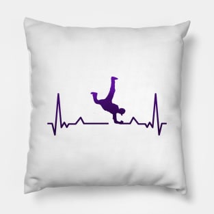 Breakdance Heartbeat Pillow