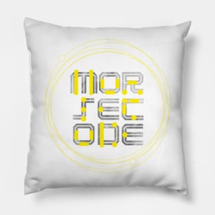 Morse Code Pillow