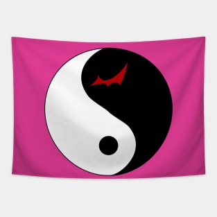 Monokuma Yin Yang Tapestry