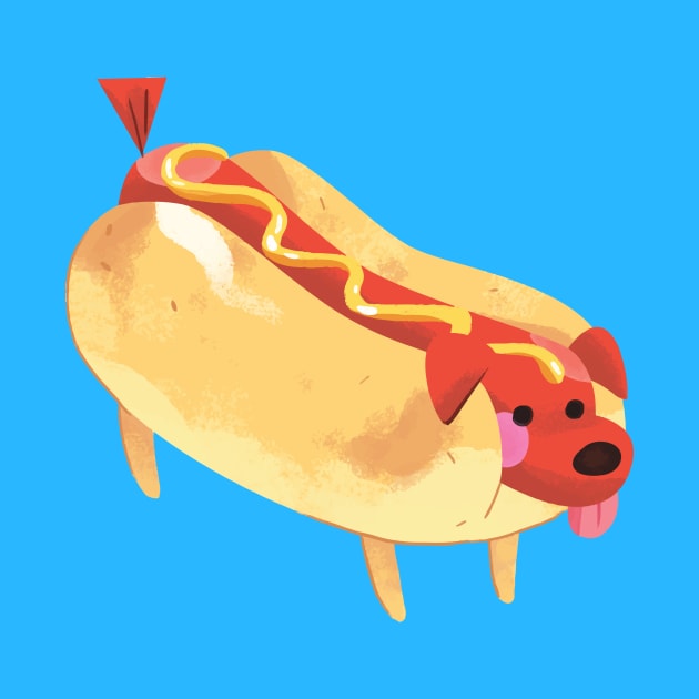 Hot Dogger by Mel Draws