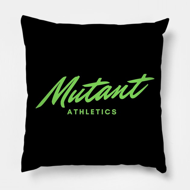 Scripty Mutant Round Deux Pillow by Mutant Athletics