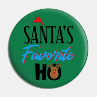 Santa's Favorite HO Pin