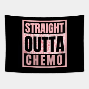 Straight Outta Chemo – Therapy Cancer Awareness Tapestry