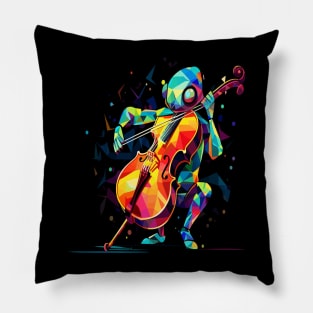 Ant Playing Violin Pillow