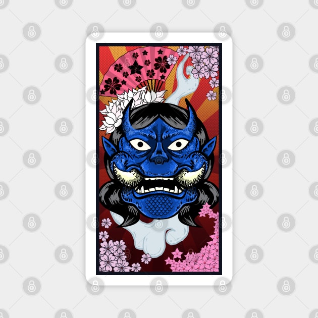 ONI MASK Magnet by droidmonkey