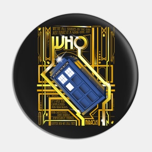 Doctor Who - Art Deco Pin