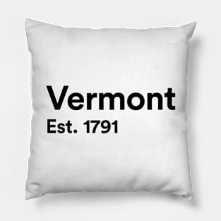 Vermont - Est. 1791 Pillow