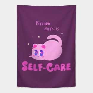 Petting Cats is Self-Care! Tapestry