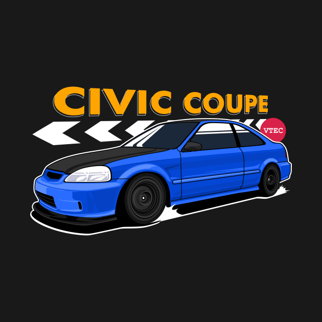 Civic Coupe JDM Cars by masjestudio