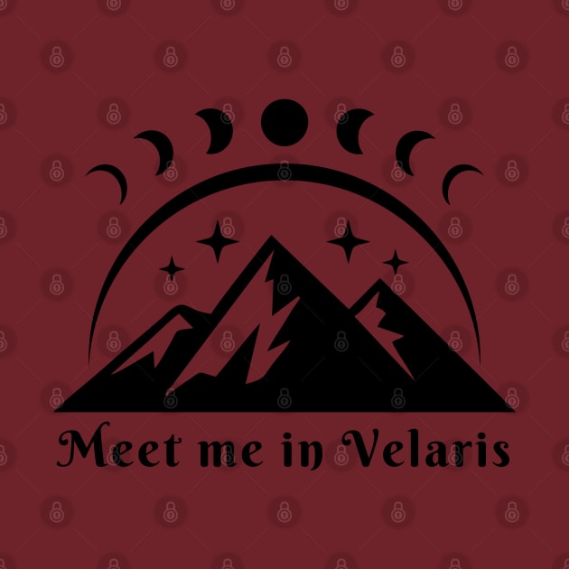 Velaris Acotar SJM, Meet me in Velaris City of Starlight Bookish Bookworm Gift, The night court, A court of thorns and roses by JDVNart