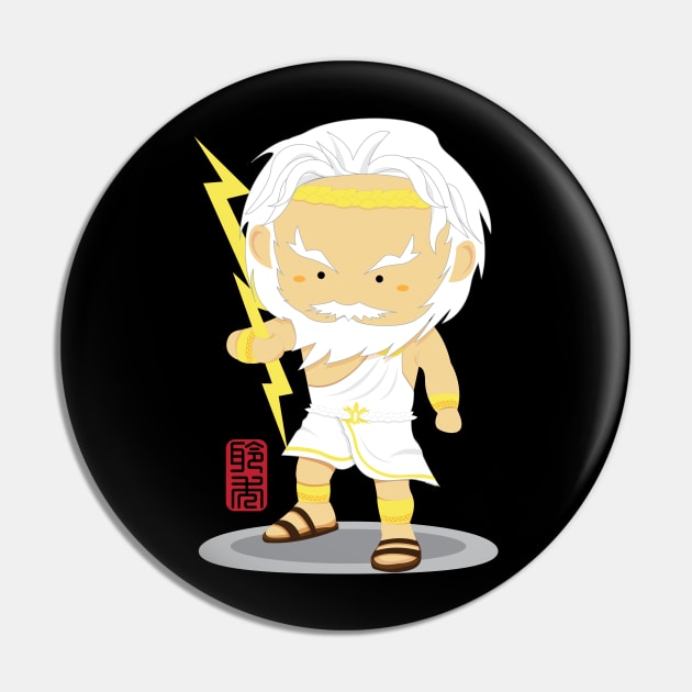 Zeus Pin by Arviana Design