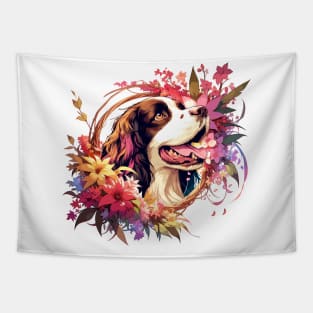 English Springer Spaniel Lights Up Mothers Day - Perfect Dog Mom Gift Tapestry
