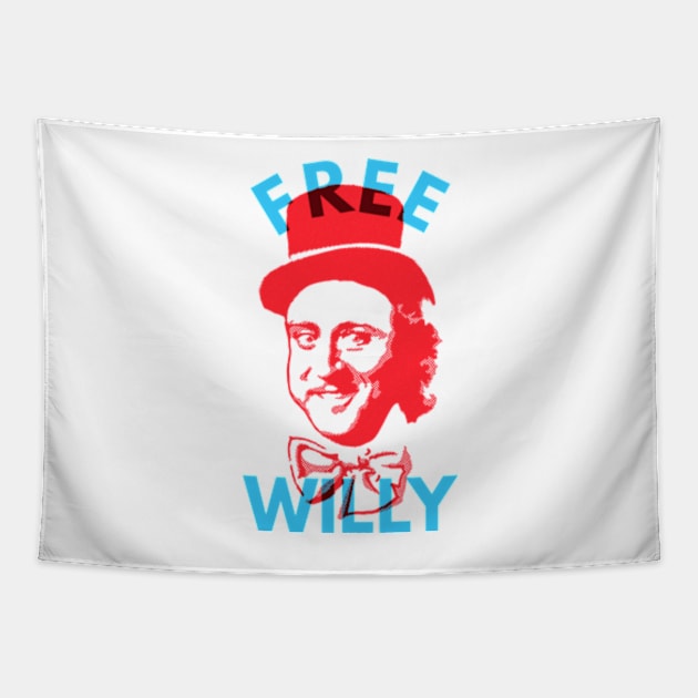 Free Willy (Wonka) and the Chocolate Factory Tapestry by tabners