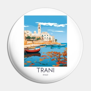 A Pop Art Travel Print of Trani - Italy Pin