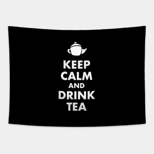 Keep Calm and Drink Tea Tapestry