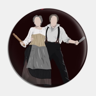 Sweeney Todd and Mrs. Lovett Pin