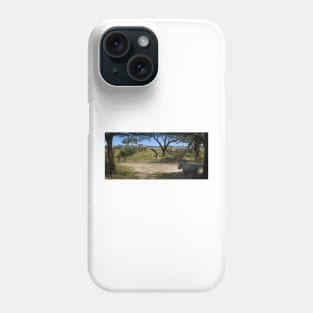 Australopithecus afarensis landscape (C015/5361) Phone Case