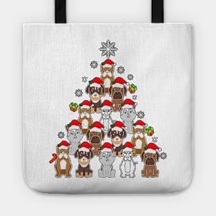 Wesite Christmas Tree Dog Tote