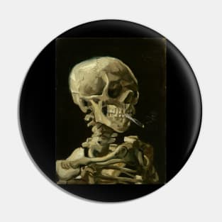 Van Gogh, Skull of a Skeleton with Burning Cigarette, 1885–86 Pin