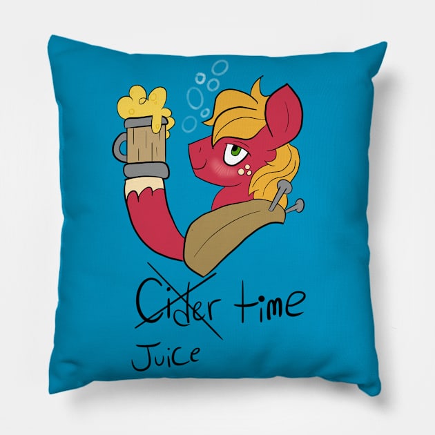 EEJuice! Pillow by AmyNewBlue