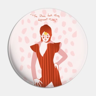 David Bowie - Iconic pose - Fashion Pin