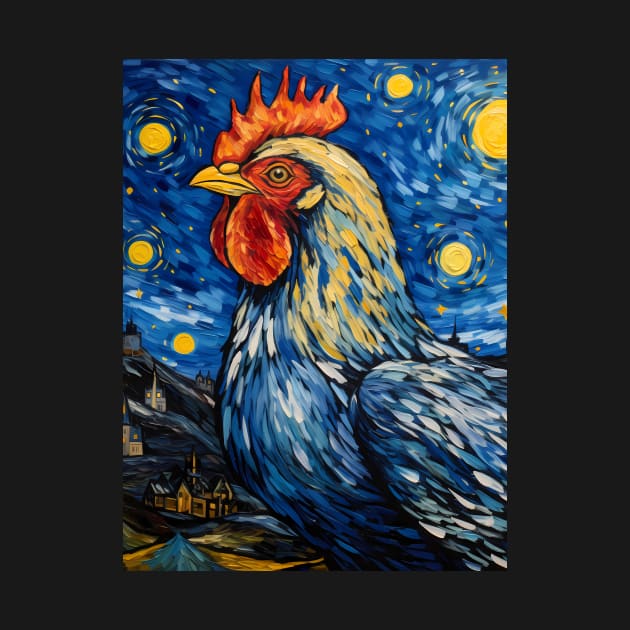 Van Gogh's Chicken by Seraphine