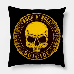Rock And Roll Suicide (Colour) Pillow