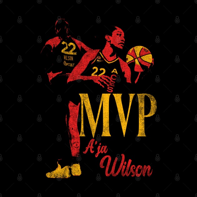 A'ja Wilson 2022 MVP WNBA by GasparArts