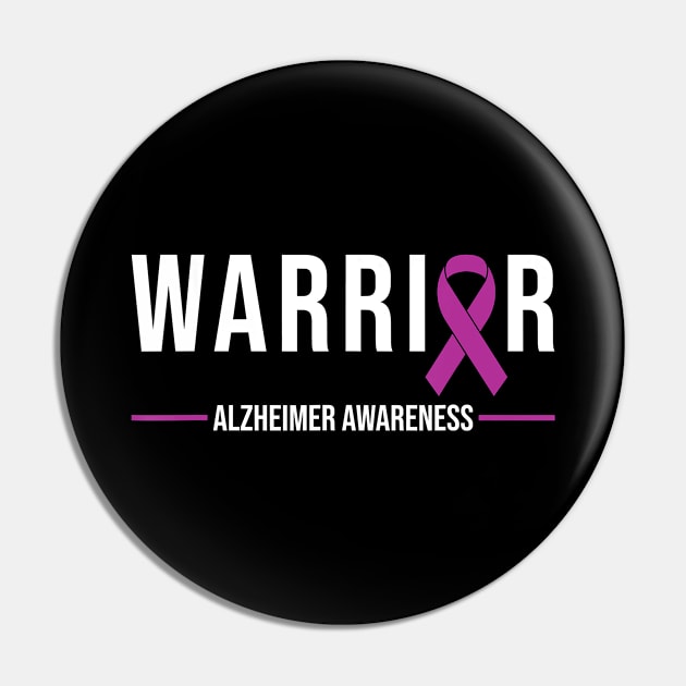 Warrior Recovery Purple Ribbon ALZHEIMER AWARENESS Gift Pin by thuylinh8