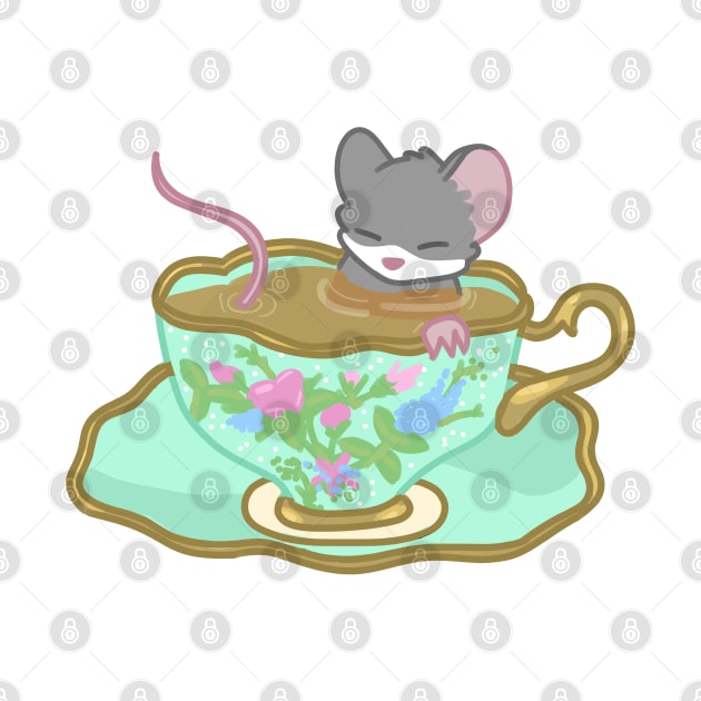 Rat Teacup Bath by casserolestan