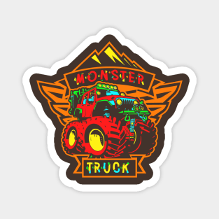 Monster Truck Magnet