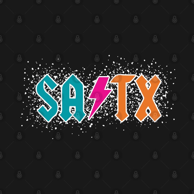 SATX Retro Punk Rocker Style by TheCraftyDrunkCo