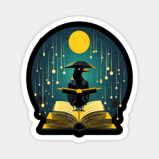 Umbrellabird Reads Book Magnet