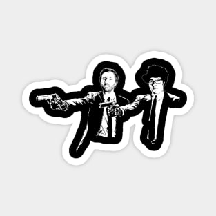 IT Crowd Roy And Moss Pulp Fiction Magnet