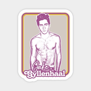 Jake Gyllenhaal // Retro Fan Art Design Magnet