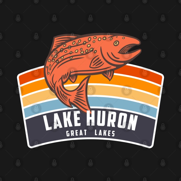 Lake Huron Great Lakes by Eureka Shirts