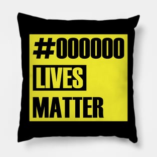 Black Lives Matter RGB Version Pillow