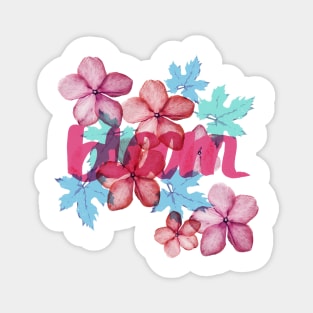 Bloom ( Flowers pattern) Magnet